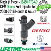 OEM Denso 1Pc Fuel Injector for 2008, 09, 10, 11, 12, 13, 2014 Acura TL 3.5L V6 - £29.58 GBP