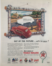 1945 Texaco Dealers Havoline Motor Oil Vintage Print Ad - $14.20