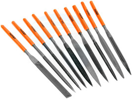 10pcs Mini Files Metal Filing Rasp Needle File Wood Woodworking Tools - £9.49 GBP