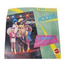 Vintage 1985 Mattel Barbie &amp; Rockers Clear Flexi Disc Promotional Record # 1587 - £29.61 GBP