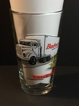 Budweiser King of Beers &quot;This Bud&#39;s For You&quot; Glass Tumbler with Logo 199... - £7.77 GBP