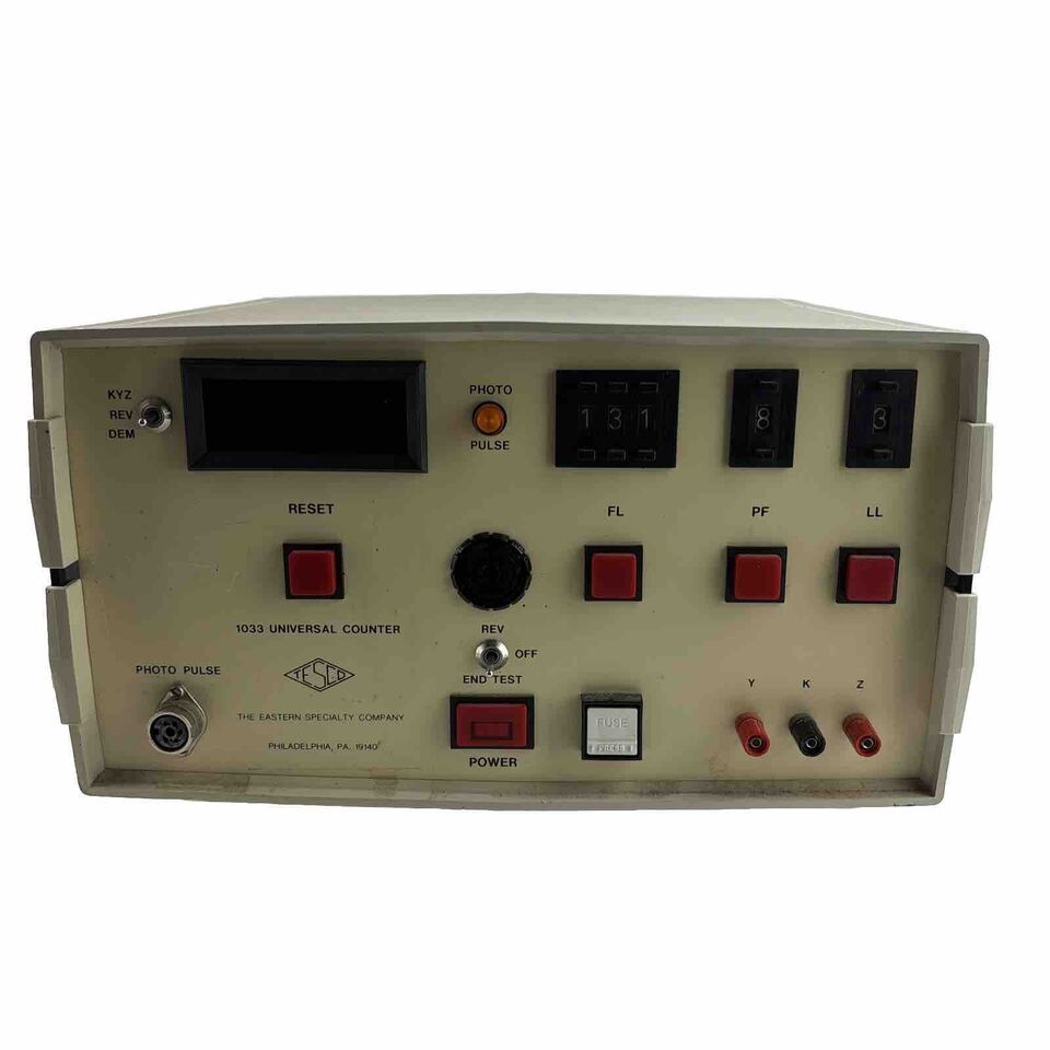 Tesco 1033 Universal Counter - Powers On, Buttons Work - $32.52