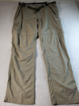 Columbia Cargo Pants Mens Size 44x36 Beige 100% Nylon Pockets Belt Loops Pull On - £24.46 GBP