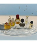 Vtg Lot Of 6 Miniature Mini Sample Perfumes Various Designer Opium Ambush + - $44.67