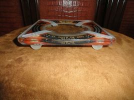 Heavy Thick Glass Cigar Ashtray Measures 8" square image 10