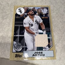 2022 Topps Series 1 - Jose Abreu - 1987 Topps Relic WHITE SOX - £2.22 GBP