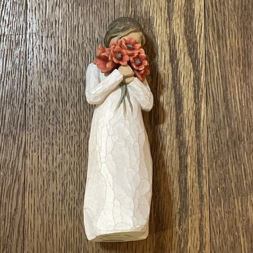 Willow Tree Susan Lordi "Surrounded by Love" Demdaco Holding Flowers Figurine - $21.78