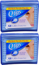 Q-Tips Cotton Swabs Travel Size Purse Pack 30 Swabs ea ( 2 pack ) - $8.97