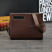 Men&#39;s Handbag Single Shoulder Crossbody Bag Men&#39;s Bag Business Casual Ba... - £25.03 GBP