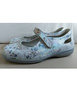 Cosyfeet Extra Roomy Women&#39;s Shoes Silver Floral 8.5 - £23.91 GBP