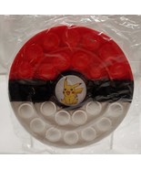 Pikachu Pokeball Push it Bubble Pop Fidget Sensory Toy ADHD Stress Relie... - £19.39 GBP