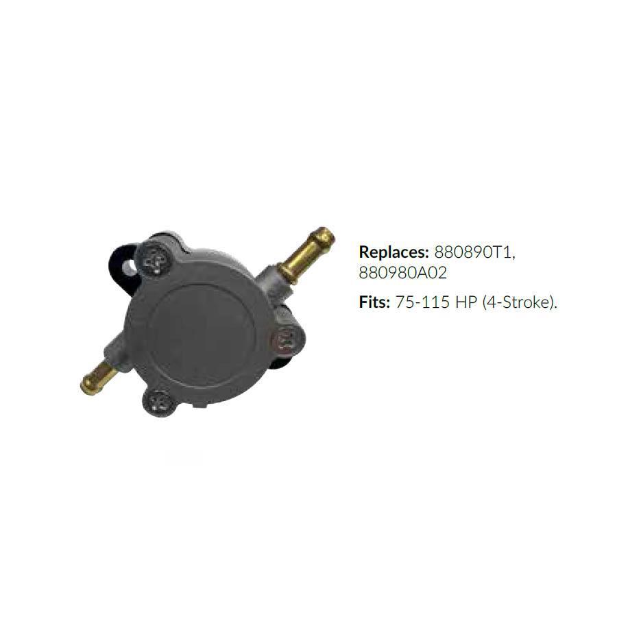 Fuel Pump FOR Mercury Outboard 75-115HP 4 Stroke replaces 880890T01 - $129.95