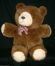 18&quot; VINTAGE GERBER BROWN TEDDY BEAR TENDER PRECIOUS STUFFED ANIMAL PLUSH... - $33.25