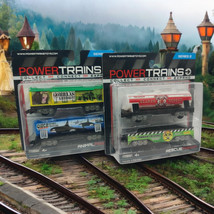 2x Jakks Pacific Power Trains Series  Animal Freight &amp; Rescue Train Cars 2012  - $19.39