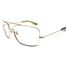 Paul Smith Eyeglasses Frames PS-654 G Shiny Gold Square Aviators 59-16-135 - £54.95 GBP