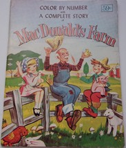 Vintage Color By Number MacDonald’s Farm Unused - $5.99