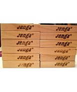 Lot of 12 Jenga Game Replacement Wood Blocks arts &amp; crafts projects - £3.55 GBP