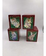 Angels of JOY,HOPE,LOVE AND PEACE Set of 4 Carlton Cards Ornaments - £36.49 GBP