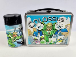 Rare 2010 Bounty Paper towel Colossus Metal lunchbox w/ matching thermos - £249.52 GBP