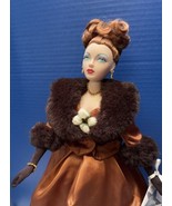 Ashton Drake Gene Doll Champagne Supper Fur Jewelry Stand Signed Hand Ta... - £54.34 GBP