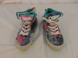 Children Youth Girl&#39;s Osiris Tye Dyed Skateboarding Lace Up Shoes 31667 - $14.35 CAD