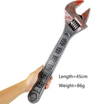 17.75&quot; Realistic Plastic BLOODY CRESCENT WRENCH Costume Accessory Hallow... - €8,30 EUR
