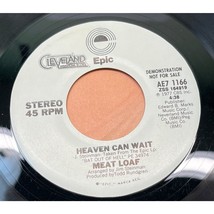 Meat Loaf Heaven Can Wait 45 Rock Promo From Bat Out of Hell Epic 1166 VG+ 1977 - £15.96 GBP