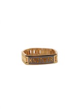 Knotwtr unisex wrist watch bracelet Gold - $100.12 CAD