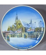 ROSENTHAL 1986 CHRISTMAS PLATE Oude Kerk (Old Church) in Amsterdam - $27.28 CAD