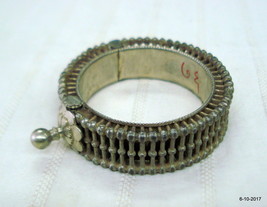 vintage bracelet antique bracelet tribal old silver bangle bracelet cuff - £208.63 GBP