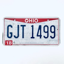  United States Ohio Cuyahoga County Passenger License Plate GJT 1499 - £13.71 GBP