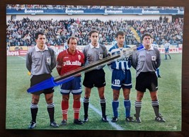 Photo 21x15 Original 1995 Sports Coruña Zaragoza Fran Pardeza Football R... - £11.71 GBP