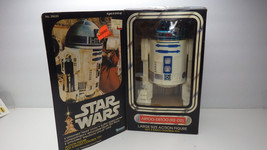 Vintage Kenner Star Wars complete R2-D2 Artoo Detoo 12” figure with box &amp; plans - £478.11 GBP