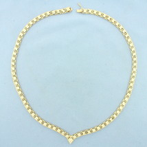 19 Inch Diamond Cut Sparkle Necklace in 14K Yellow Gold - £1,295.65 GBP