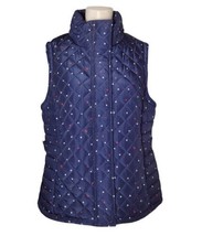 Tommy Hilfiger Quilted Puffer Vest Size L Stars Logo Patriotic Americana... - $18.99