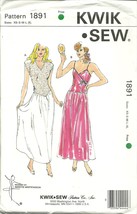 Kwik Sew Sewing Pattern 1891 Misses Womens Nightgown Size XS - XL New - $9.99