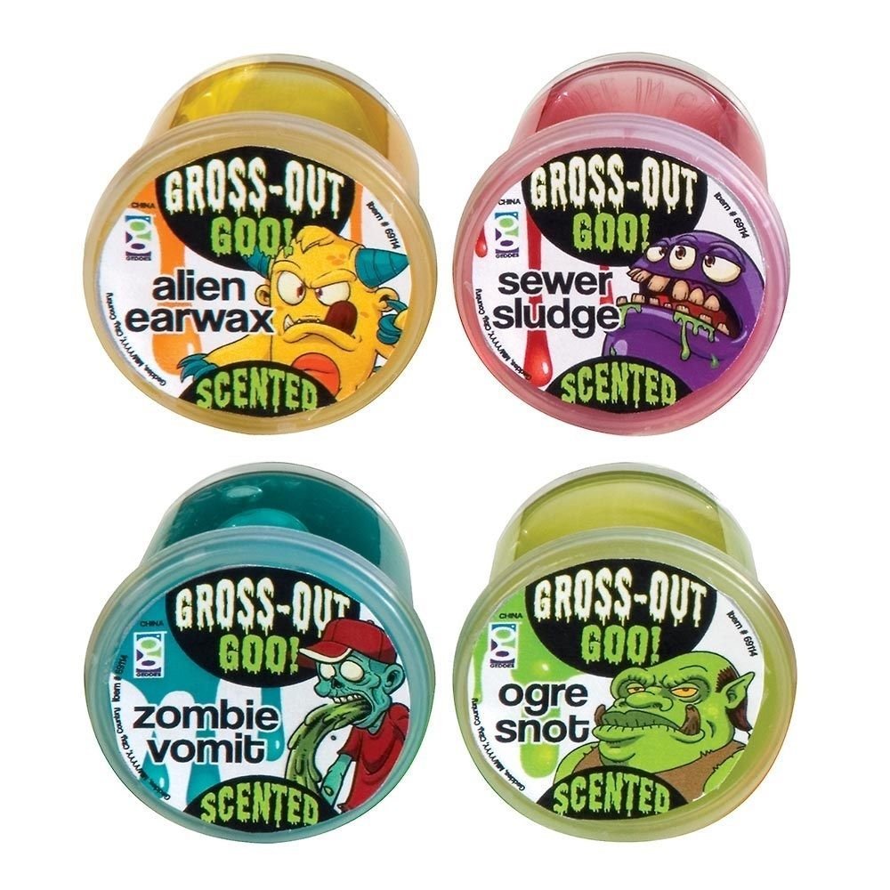 Primary image for (4) Scented Gross Goo Slime Alien Earwax Zombie Vomit Ogre Snot Sewer Sludge