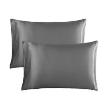 Only Dark Grey Pillowcase - Queen - Satin Fleece Blanket Binding Edges - £22.81 GBP