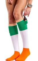 New tipsy elves Irish Flag Womens St Patrick&#39;s Day Socks Hide A Shot One Size - £8.02 GBP