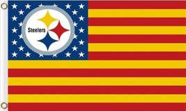Pittsburgh Steelers You Are In Country Flag 3X5 Ft Polyester Banner USA ... - $375.42 MXN