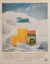 1961 Print Ad Tang Instant Breakfast Drink Great In the Morning Snowy Gr... - £14.80 GBP