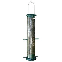 Woodlink NATUBE9 Audubon Plastic 8 Port Thistle Finch Feeder, Green, 15-... - $24.24