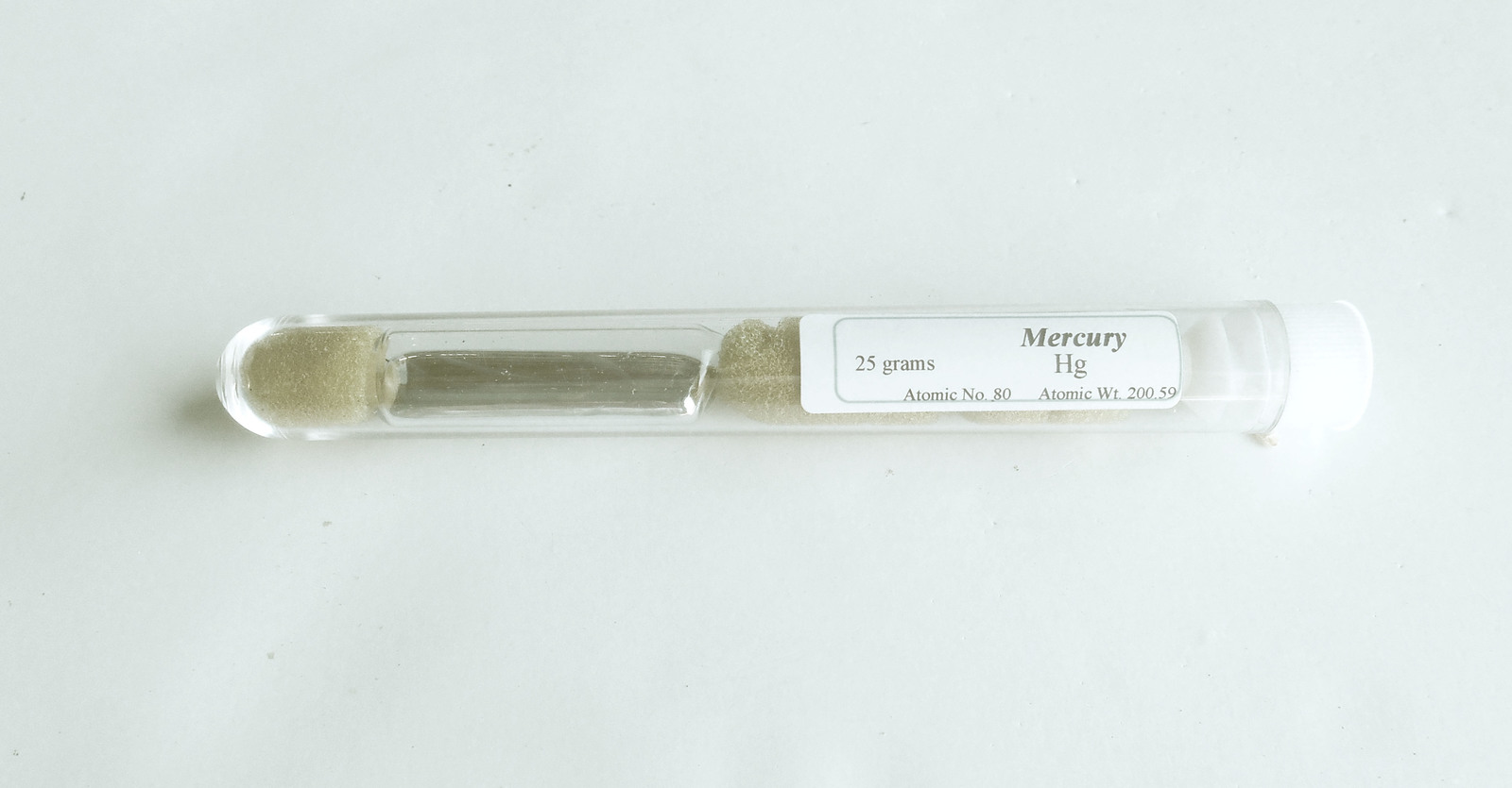 Mercury metal    Hg    25 grams - $48.00