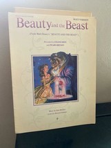 Beauty and the Beast (sheet music) male/female duet version - £5.50 GBP