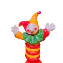 VTG 1980&#39;s Hallmark Cards Clown &quot;Jester&quot; Pop Up Colorful Spring Toy Hong... - $18.18