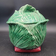 Vintage 1954 McCoy USA Green Cabbage Grease Pot Cookie Biscuit Jar - £58.21 GBP