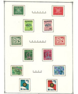 EUROPA GERMANY CEPT  1964-67  Very Fine Mint Stamps Hinged on List. - £2.92 GBP