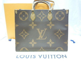 Louis Vuitton OnTheGo Tote Bag Huge Brown Monogram Bag 2019 On The Go - $2,961.56