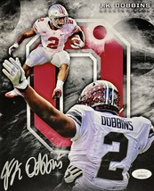 J.K. Dobbins Autograph Signed Ohio State Buckeyes 8x10 Photo Jsa Cert WPP764731 - £71.93 GBP