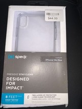 Speck PRESIDIO Stay Clear Drop Protection Case iPhone XS Max - £7.98 GBP